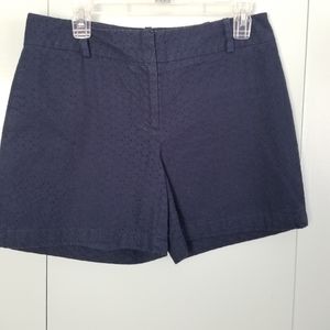 Talbots dark blue high rise shorts size 6  *C9